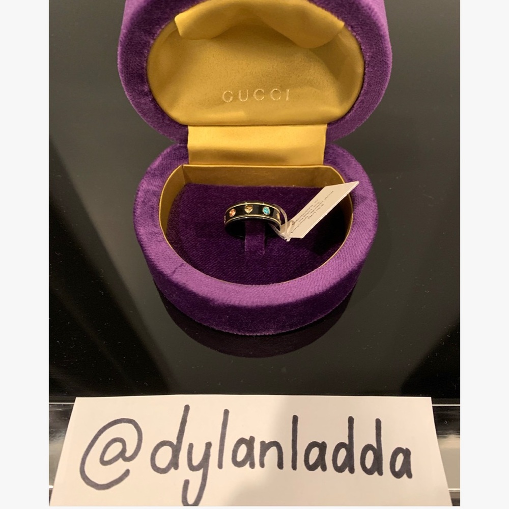 Gucci Icon ring with gemstones